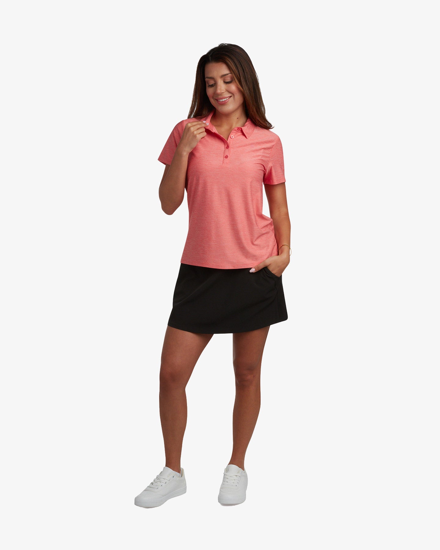 Women's Weekender Polo - Peach Bud – Spyder