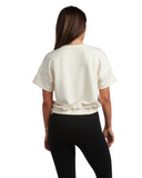 Womens Harmony Boxy Tee - Pearl