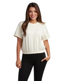 Womens Harmony Boxy Tee - Pearl