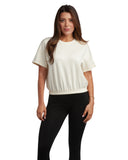Womens Harmony Boxy Tee - Pearl