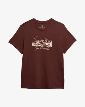 Women's Short Sleeve Graphic Tee - Truffle