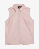 Women's Sleeveless Woven Top - Peach Blush