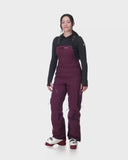 Womens Solitaire Bibs - Plum