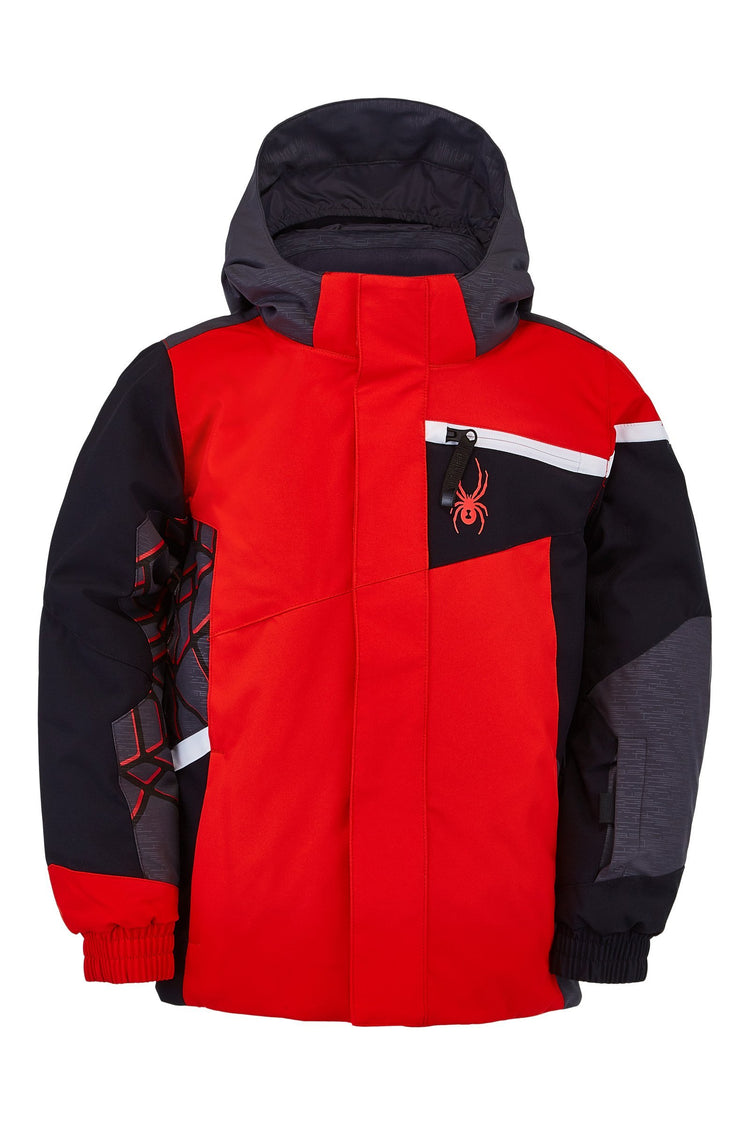 Challenger Insulated Ski Jacket - Volcano (Red) - Boys | Spyder