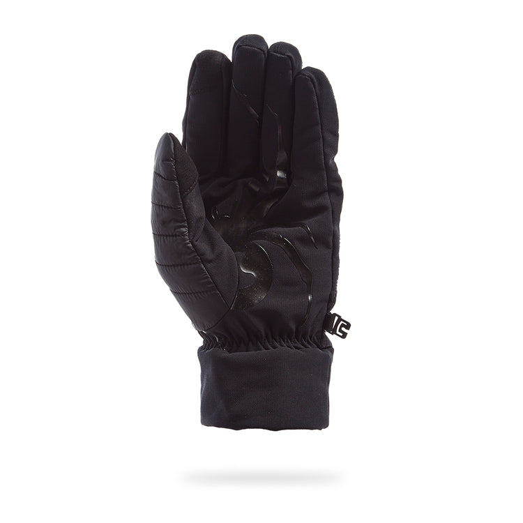 Glissade Hybrid Ski Glove Black All (Black) Mens Spyder