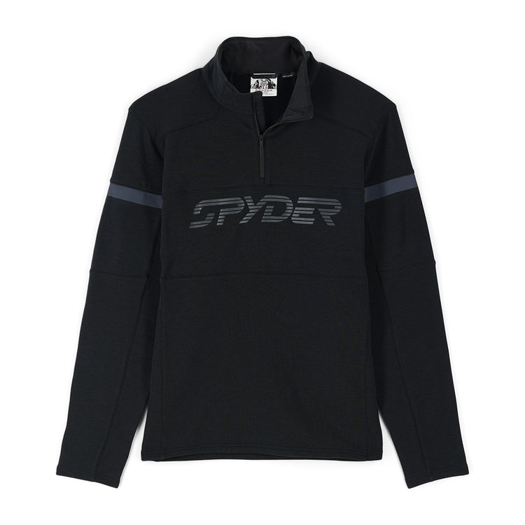 Speed Half Zip Fleece Jacket - Black - Mens | Spyder