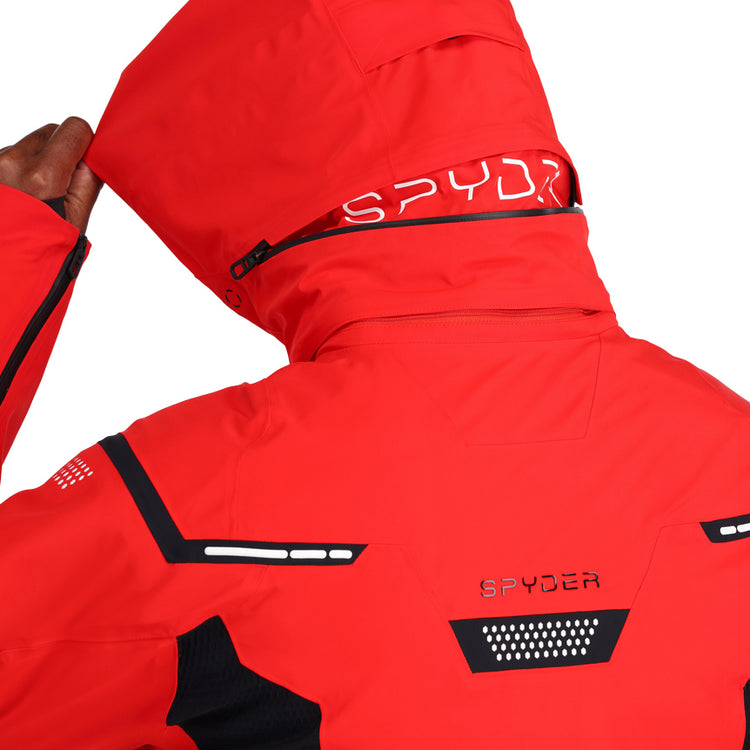 Pinnacle Insulated Ski Jacket - Volcano (Red) - Mens | Spyder