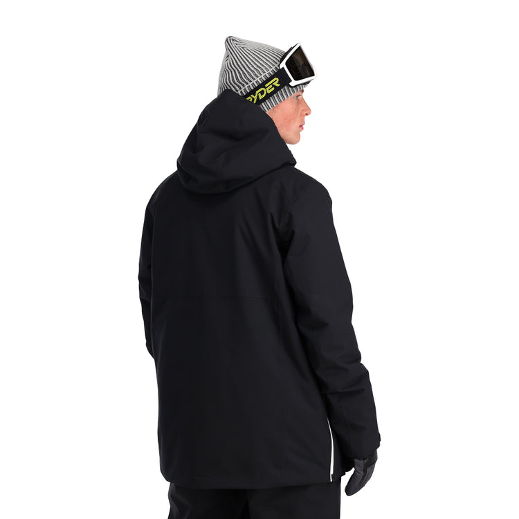 Signal Insulated Ski Anorak Jacket - Black - Mens