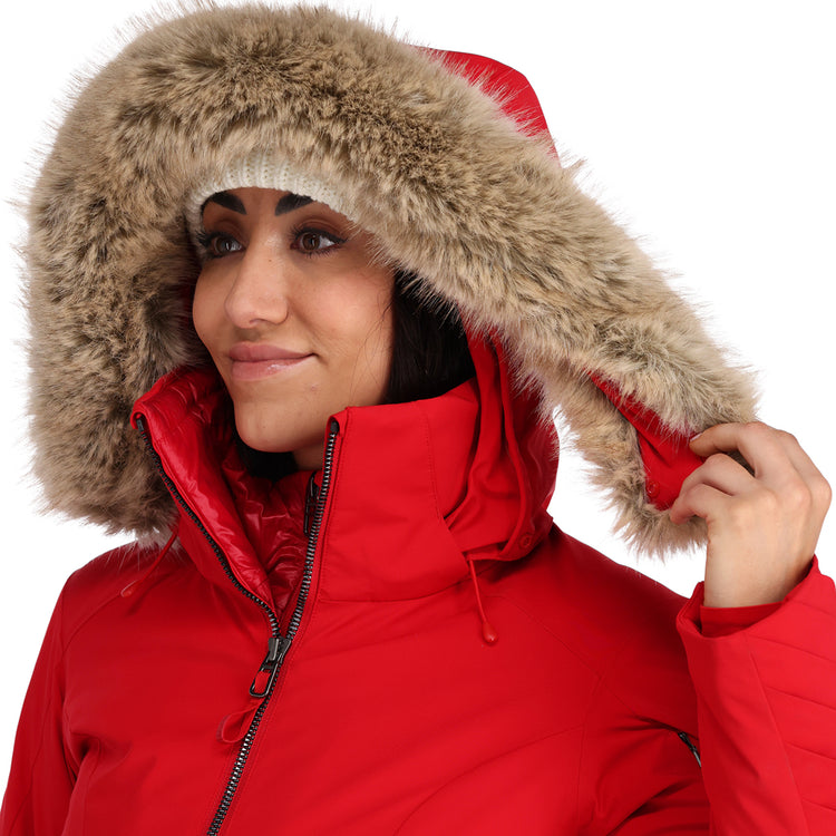 Pinnacle Insulated Ski Jacket Pulse (Red) Womens Spyder