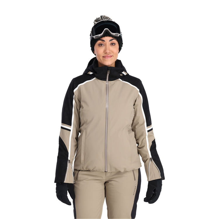 Poise Insulated Ski Jacket - Cashmere (Grey) - Womens | Spyder