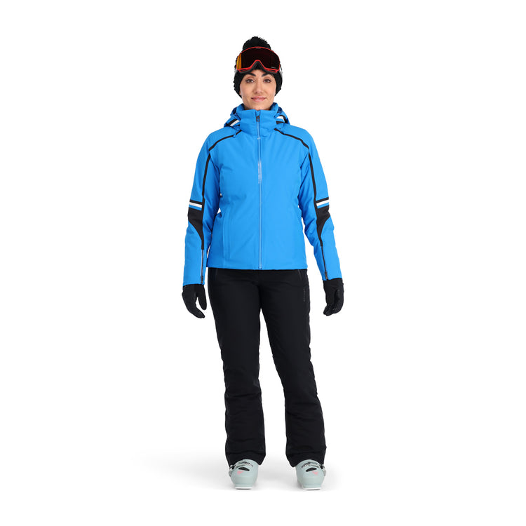 Poise Insulated Ski Jacket - Collegiate Spyder (Blue) - | Womens