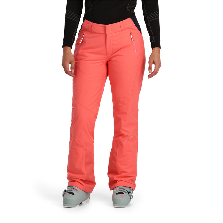 Winner Insulated Ski Pant - Tropic (Orange) - Womens
