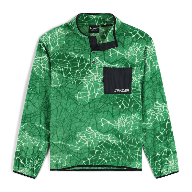 Mens Snap Lounge Pullover - Verdant Green