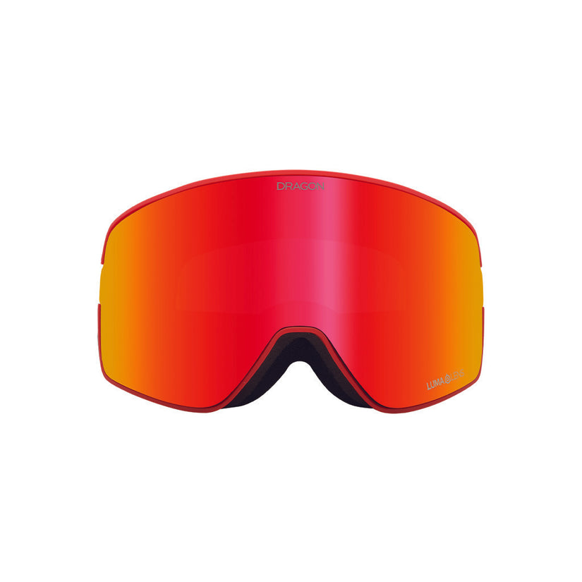 Spyder NFX2 Goggles + Bonus Lens - Volcano/Red Ion and Light Rose